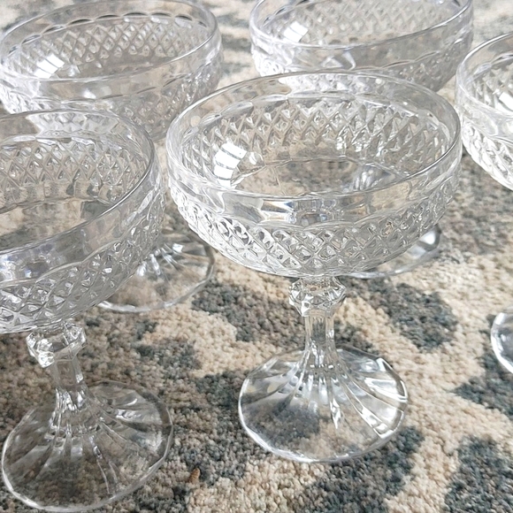 Vintage Crystal Glassware Goblets Stemware Glasses - Picture 5 of 17